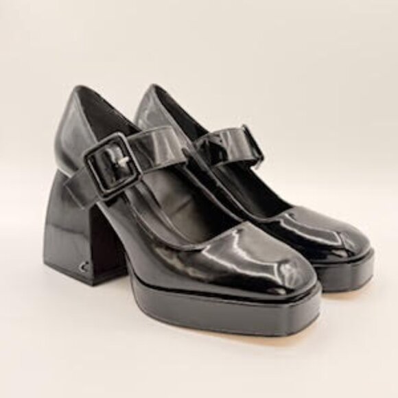 Circus by Sam Edelman Black Patent Mary Jane Platform Heels – Women's Size 7.5M - Picture 1 of 15